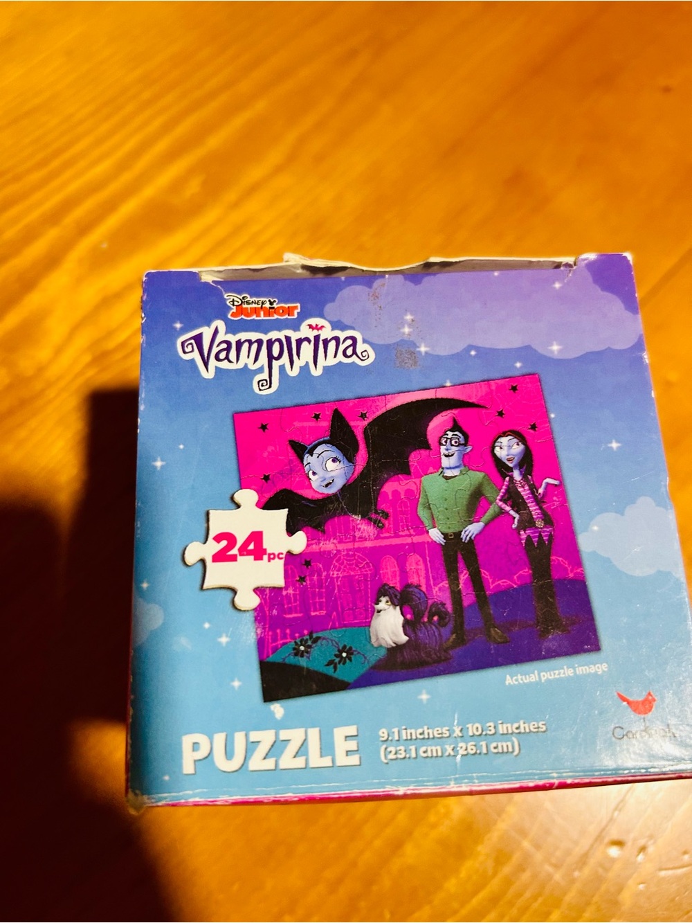 (3/$10) Disney Vampirina Kids 24-Piece Purple Puzzle